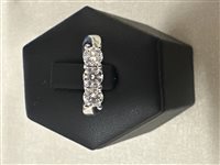 Anello Gioielleria Dossena  Donna in Oro bianco Diamante ANOR-112-253